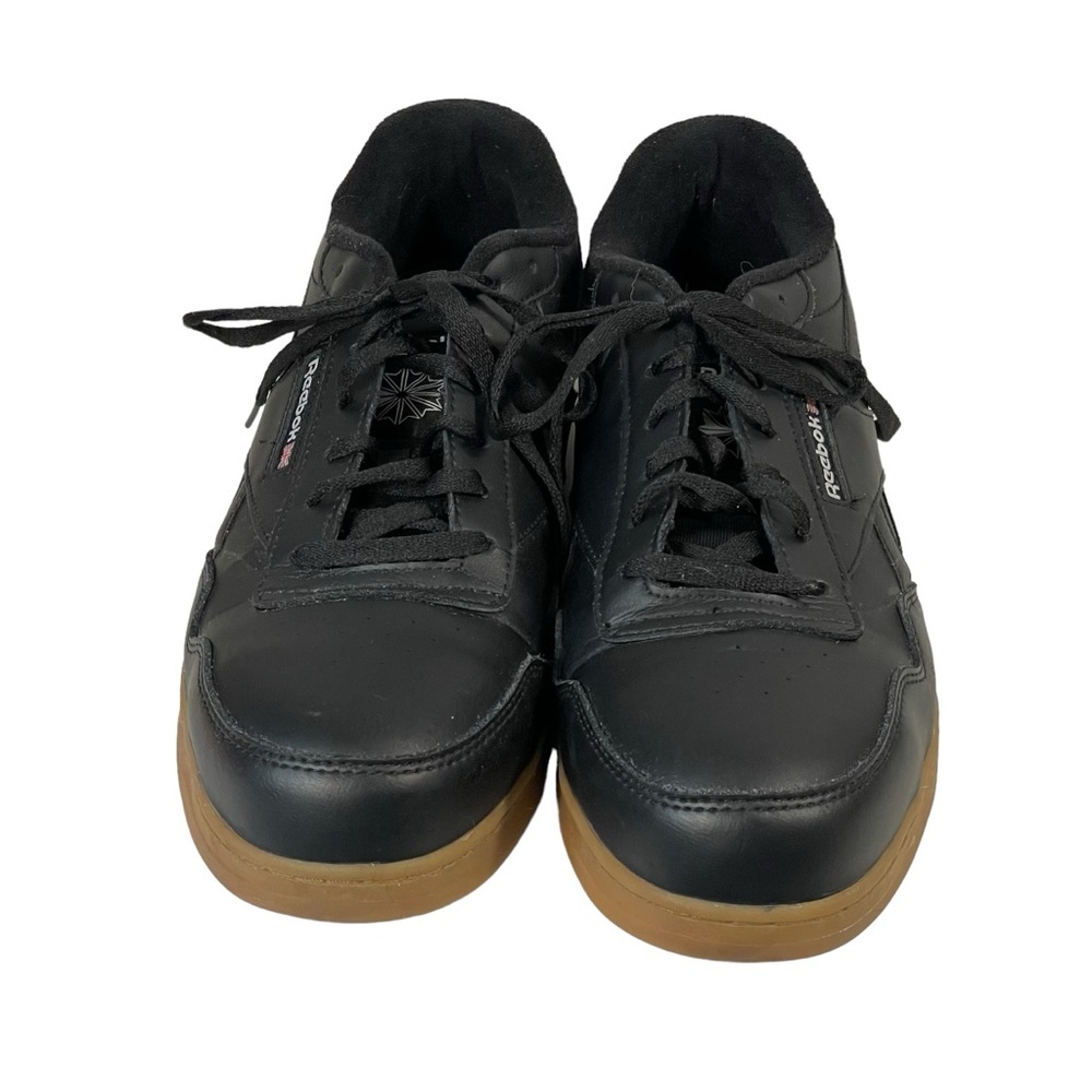 Reebok Club MEMT Men’s Sz 13 Black Leather RB4154 Hard Toe Work Shoe Sneaker